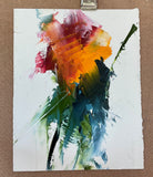 Original art for sale at UGallery.com | Ember in Bloom by Ronda Waiksnis | $325 | oil painting | 10' h x 8' w | thumbnail 2