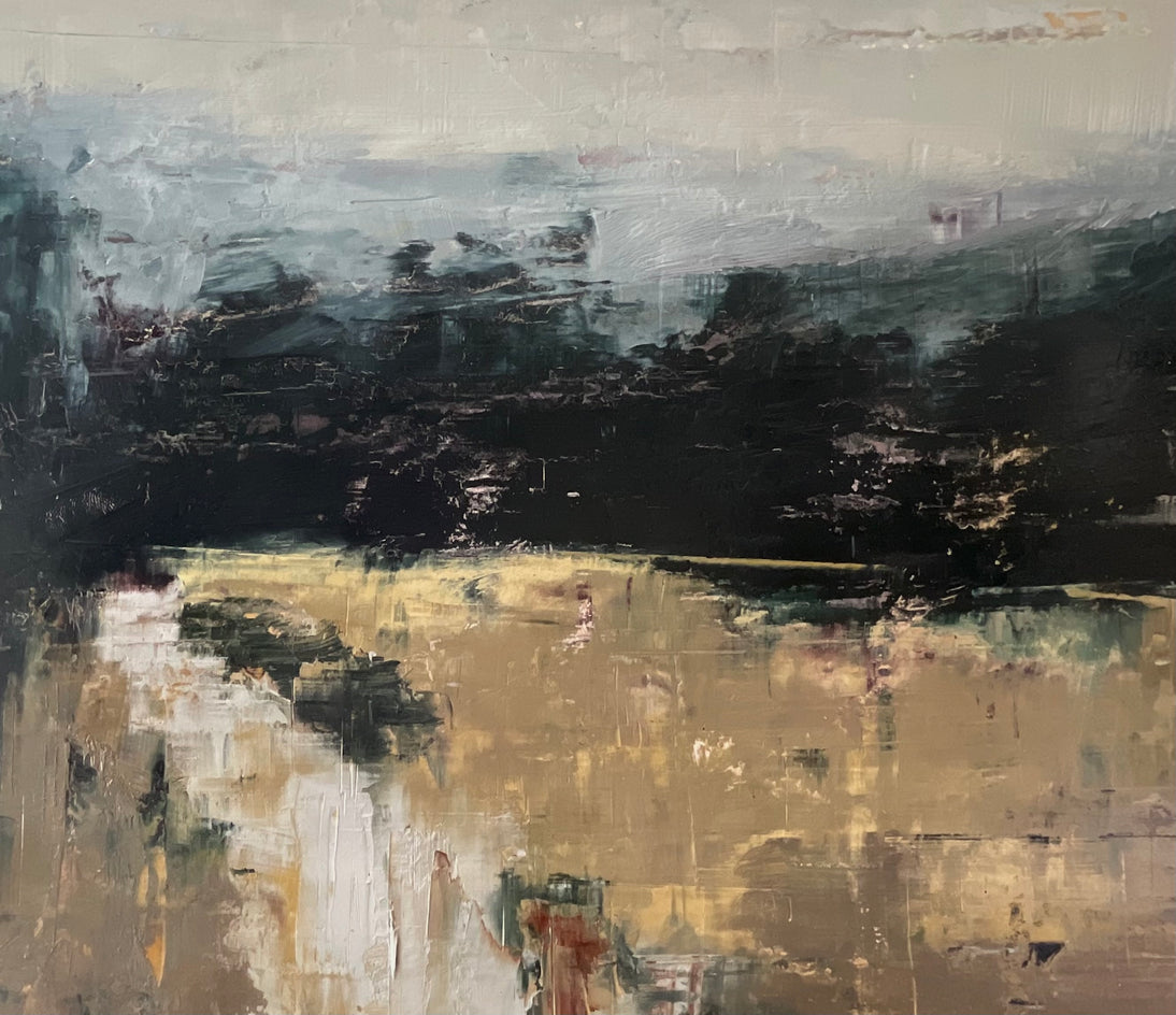 Nature Eludes by Ronda Waiksnis |  Closeup View of Artwork 
