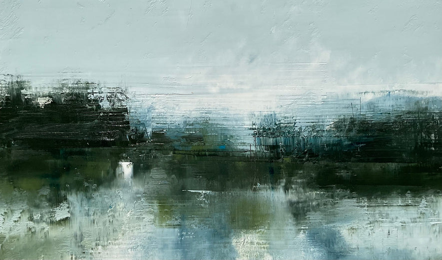 Quiet Beauty in Nature by Ronda Waiksnis |   Closeup View of Artwork 