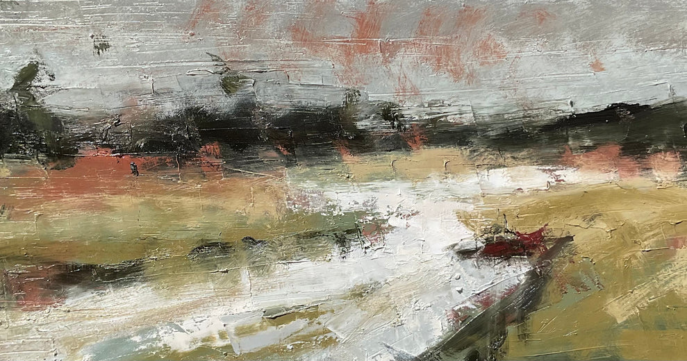 River Magic by Ronda Waiksnis |   Closeup View of Artwork 