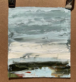 Original art for sale at UGallery.com | Tide of Quiet by Ronda Waiksnis | $325 | oil painting | 11' h x 10' w | thumbnail 3
