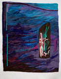 Original art for sale at UGallery.com | Coloring Outside the Lines by Rowen Schussheim-Anderson | $7,800 | fiber artwork | 44' h x 36' w | thumbnail 2
