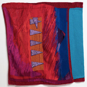 fiber artwork by Rowen Schussheim-Anderson titled Composition V