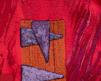 Original art for sale at UGallery.com | Composition V by Rowen Schussheim-Anderson | $7,575 | fiber artwork | 39' h x 40.5' w | thumbnail 4