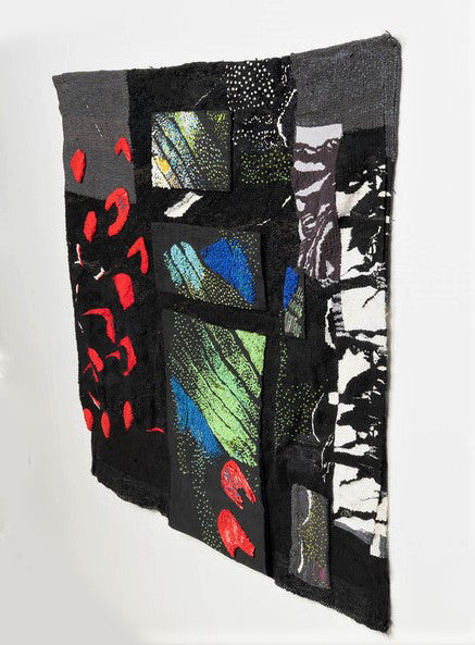 Flutterby by Rowen Schussheim-Anderson |  Side View of Artwork 