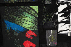 Original art for sale at UGallery.com | Flutterby by Rowen Schussheim-Anderson | $7,375 | fiber artwork | 30' h x 40' w | thumbnail 4