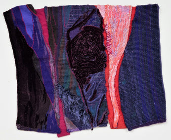 fiber artwork by Rowen Schussheim-Anderson titled HerView