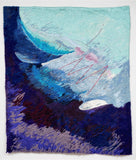 Original art for sale at UGallery.com | Hues on the Edge by Rowen Schussheim-Anderson | $6,600 | fiber artwork | 40' h x 36' w | thumbnail 3