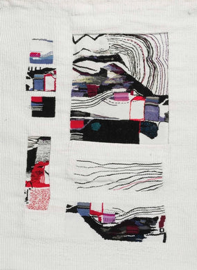 Original art for sale at UGallery.com | Organic Meanderings by Rowen Schussheim-Anderson | $2,175 | fiber artwork | 28' h x 21' w