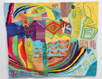 Original art for sale at UGallery.com | Thursday Market by Rowen Schussheim-Anderson | $10,975 | fiber artwork | 42' h x 52' w | thumbnail 3