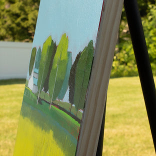 Family Farm by Ruth LaGue |  Side View of Artwork 
