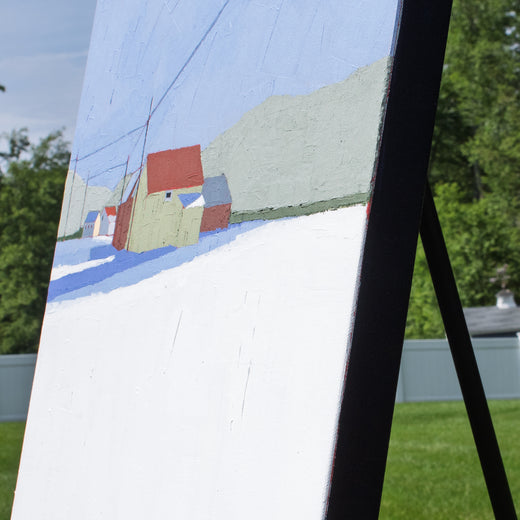 Listen by Ruth LaGue |  Side View of Artwork 