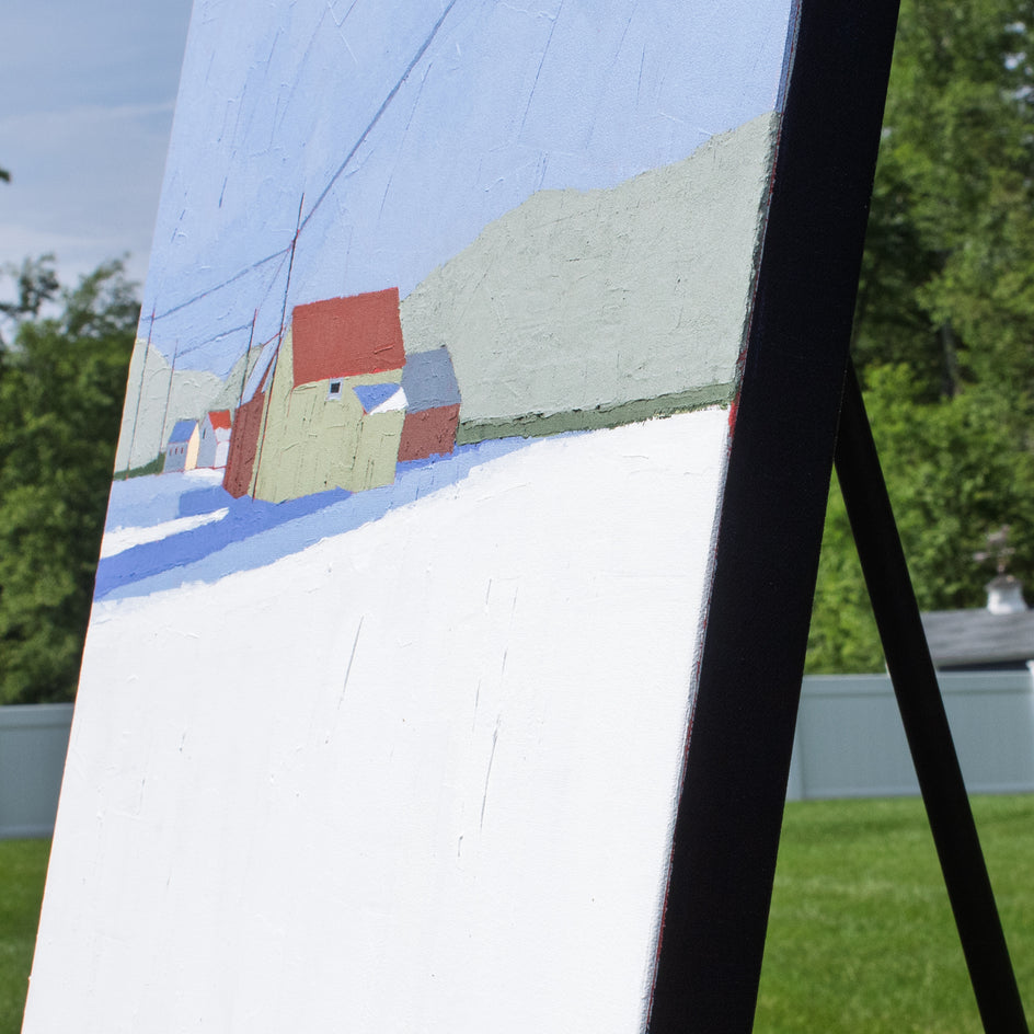 Listen by Ruth LaGue |  Side View of Artwork 