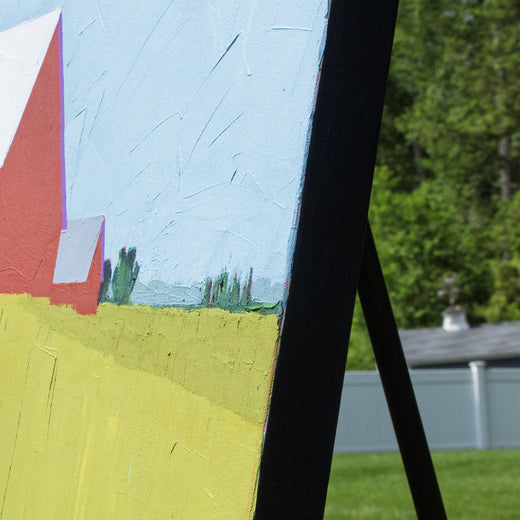 Park Hill Orchard by Ruth LaGue |  Side View of Artwork 