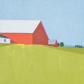 acrylic painting by Ruth LaGue titled Park Hill Orchard