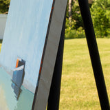 Original art for sale at UGallery.com | Resting Waters and Boat by Ruth LaGue | $475 | acrylic painting | 12' h x 12' w | thumbnail 2