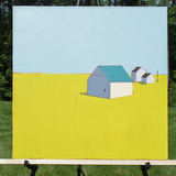 Original art for sale at UGallery.com | Shades of Blue by Ruth LaGue | $1,625 | acrylic painting | 24' h x 24' w | thumbnail 3