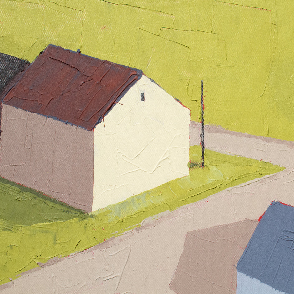 The Road by Ruth LaGue |  Closeup View of Artwork 