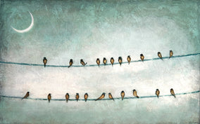 Original art for sale at UGallery.com | Eleven More at 11:11 by Sally Adams | $3,800 | acrylic painting | 30' h x 48' w