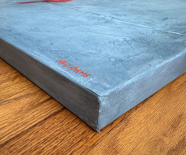 Mystic Traveler by Sally Adams |  Side View of Artwork 