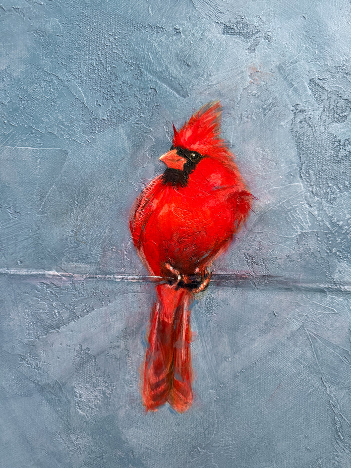 Mystic Traveler by Sally Adams |  Closeup View of Artwork 