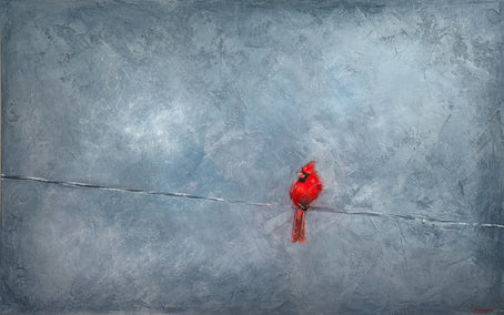 acrylic painting by Sally Adams titled Mystic Traveler