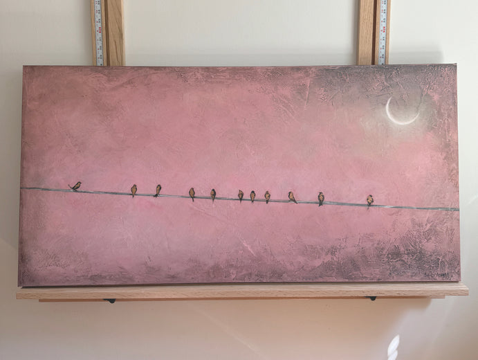 Rose Colored Sky by Sally Adams |  Context View of Artwork 