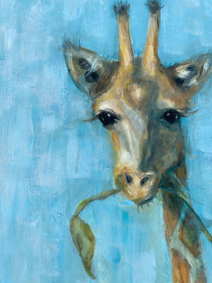 Sweet Eyes by Sally Adams |  Closeup View of Artwork 