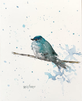Original art for sale at UGallery.com | Chillin' by Sally Adams | $400 | watercolor painting | 10' h x 8' w