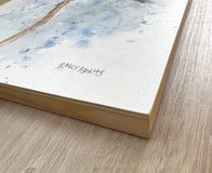 Original art for sale at UGallery.com | Chilly Chickadee by Sally Adams | $450 | watercolor painting | 14' h x 11' w | thumbnail 2