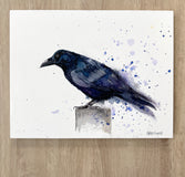 Original art for sale at UGallery.com | Patriarch by Sally Adams | $450 | watercolor painting | 11' h x 14' w | thumbnail 3