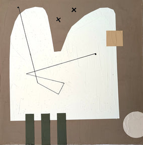 Original art for sale at UGallery.com | Alta by Sally Morris Clark | $1,950 | mixed media artwork | 20' h x 20' w