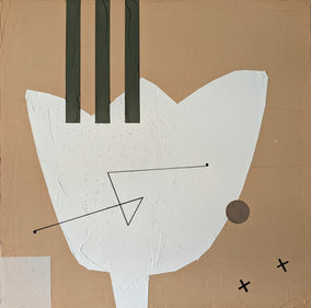 Original art for sale at UGallery.com | Anthos by Sally Morris Clark | $1,950 | mixed media artwork | 20' h x 20' w