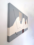 Original art for sale at UGallery.com | Mar by Sally Morris Clark | $3,975 | mixed media artwork | 20' h x 40' w | thumbnail 2
