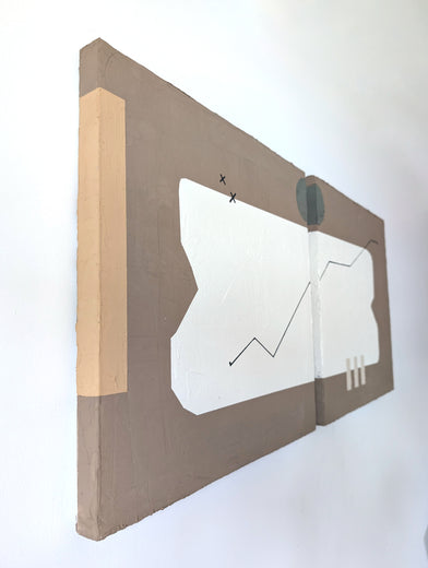 Mariposa by Sally Morris Clark |  Side View of Artwork 