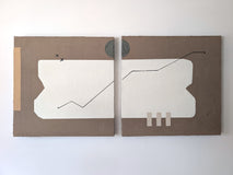 Original art for sale at UGallery.com | Mariposa by Sally Morris Clark | $3,975 | mixed media artwork | 20' h x 40' w | thumbnail 3