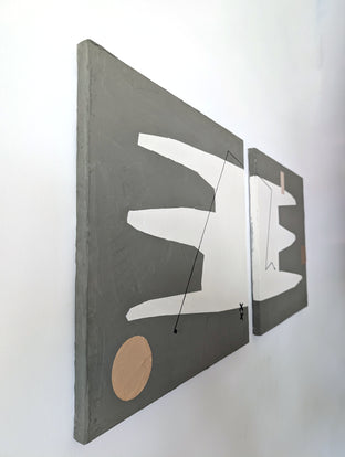 Paloma by Sally Morris Clark |  Side View of Artwork 