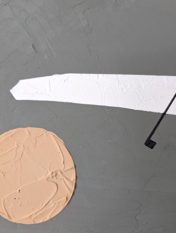 Paloma by Sally Morris Clark |  Closeup View of Artwork 