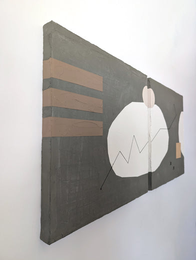 Pierre by Sally Morris Clark |  Side View of Artwork 