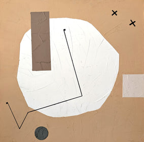 Original art for sale at UGallery.com | Seren by Sally Morris Clark | $2,150 | mixed media artwork | 20' h x 20' w