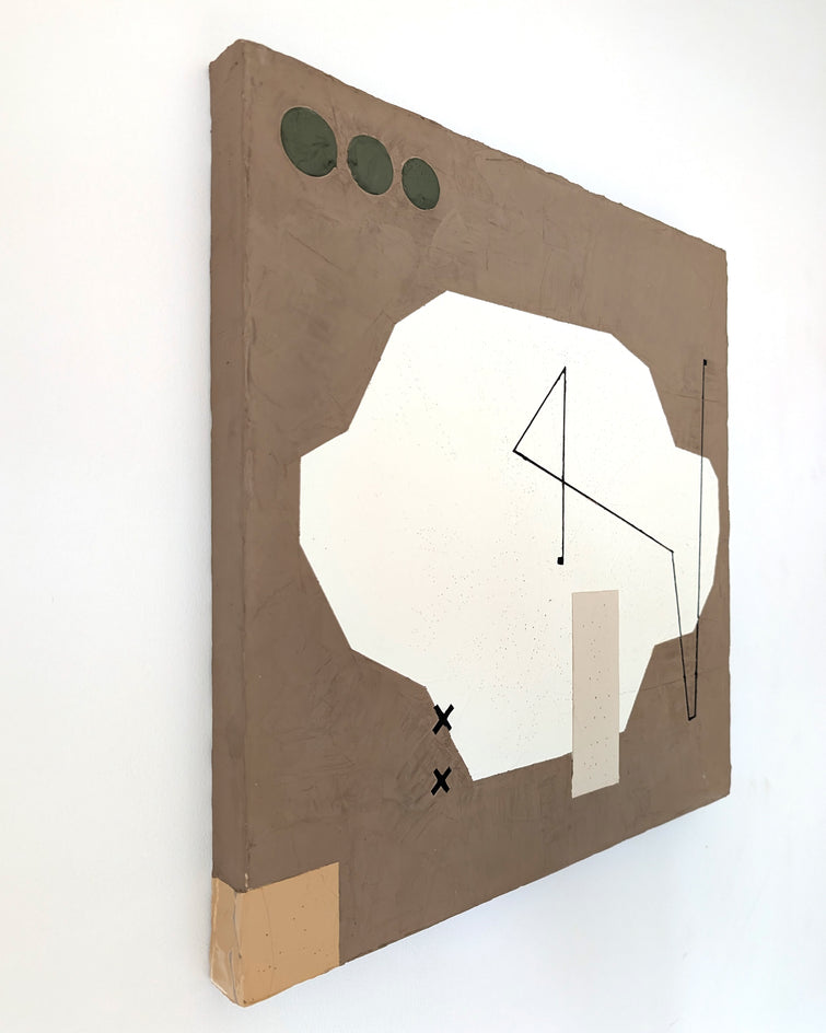 Sky by Sally Morris Clark |  Side View of Artwork 