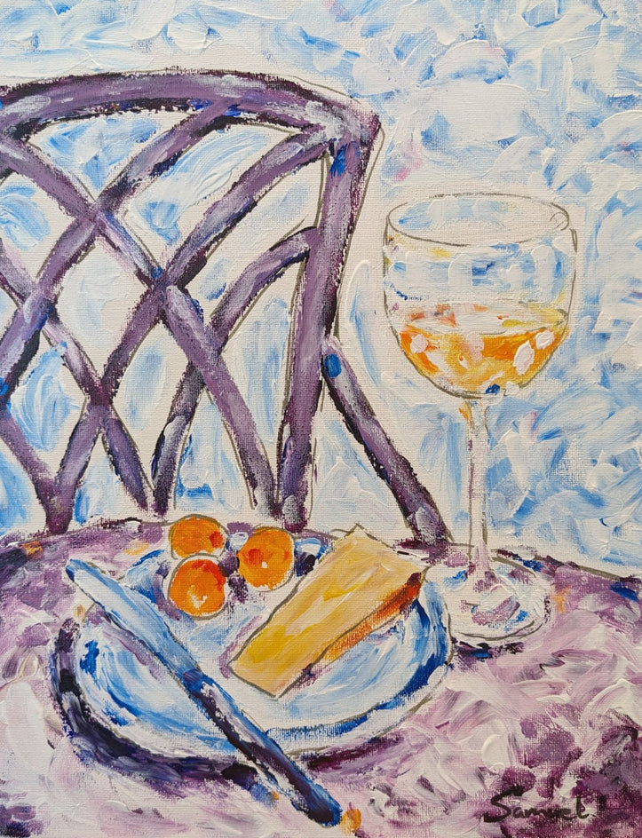 Cheese, Apricots and Wine by Samuel Pretorius |  Artwork Main Image 