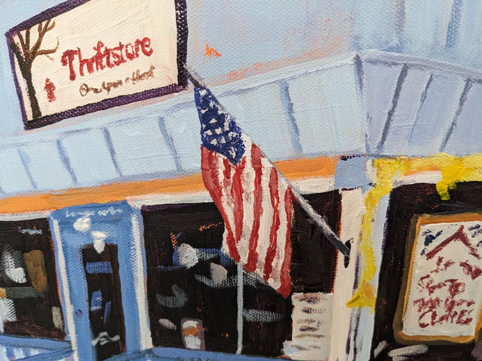 Thriftstore in Anza by Samuel Pretorius |   Closeup View of Artwork 
