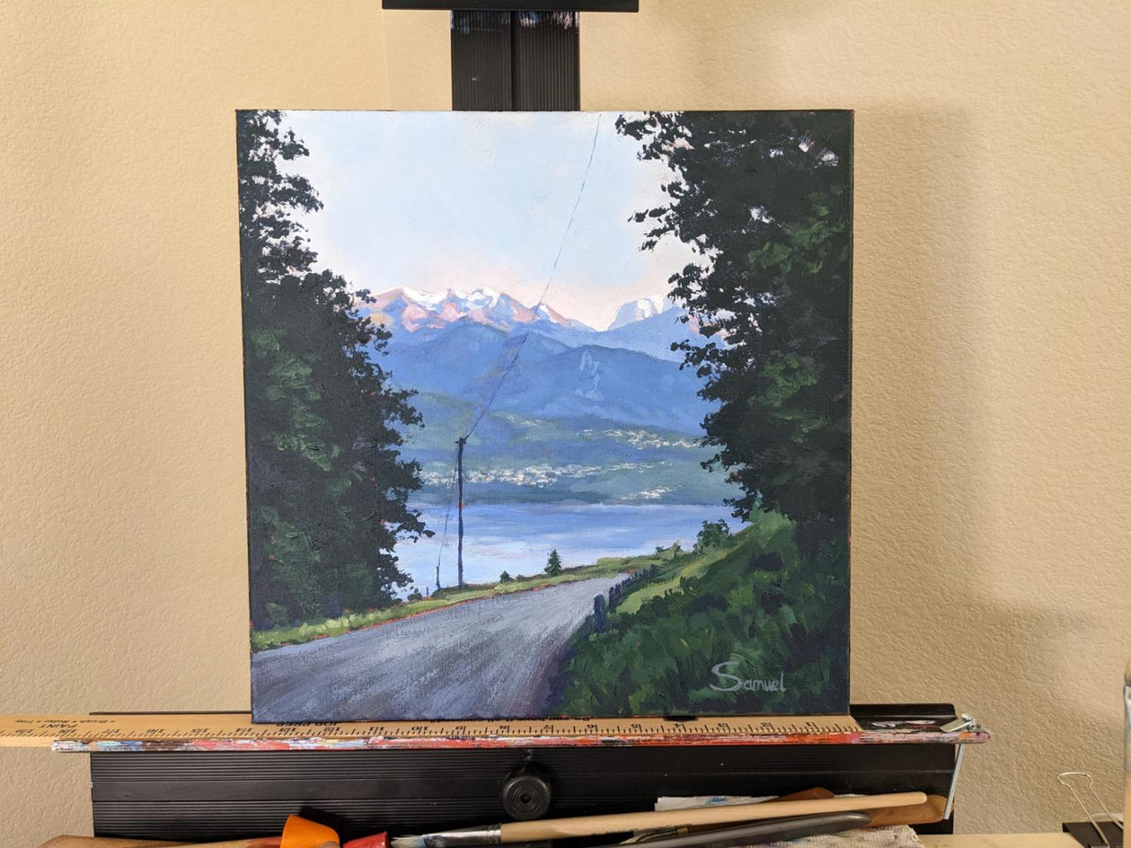 What a Stunning Surprise! Lake Thun, Switzerland by Samuel Pretorius |  Context View of Artwork 