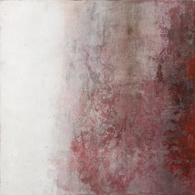 Original art for sale at UGallery.com | Sandstone and Snow by Agata Kijanka | $775 | oil painting | 18' h x 18' w