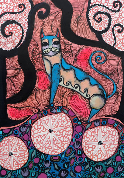 Spring Cat by Sara Rodighiero | Artwork Main Image