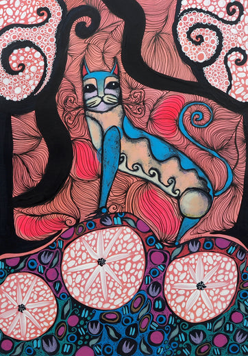 Spring Cat by Sara Rodighiero |  Artwork Main Image 