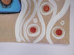 Original art for sale at UGallery.com | Between Day and Night by Sara Rodighiero | $500 | mixed media artwork | 8' h x 11.6' w | thumbnail 2
