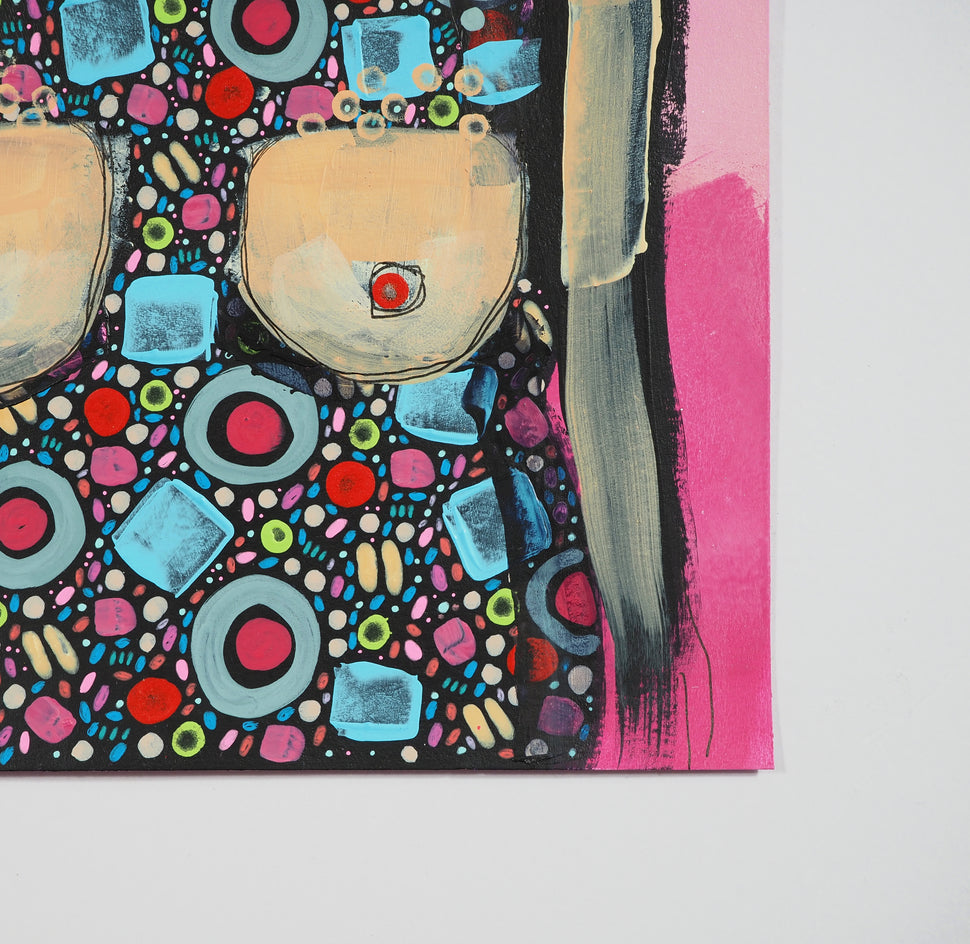 Chaos Within by Sara Rodighiero |  Side View of Artwork 