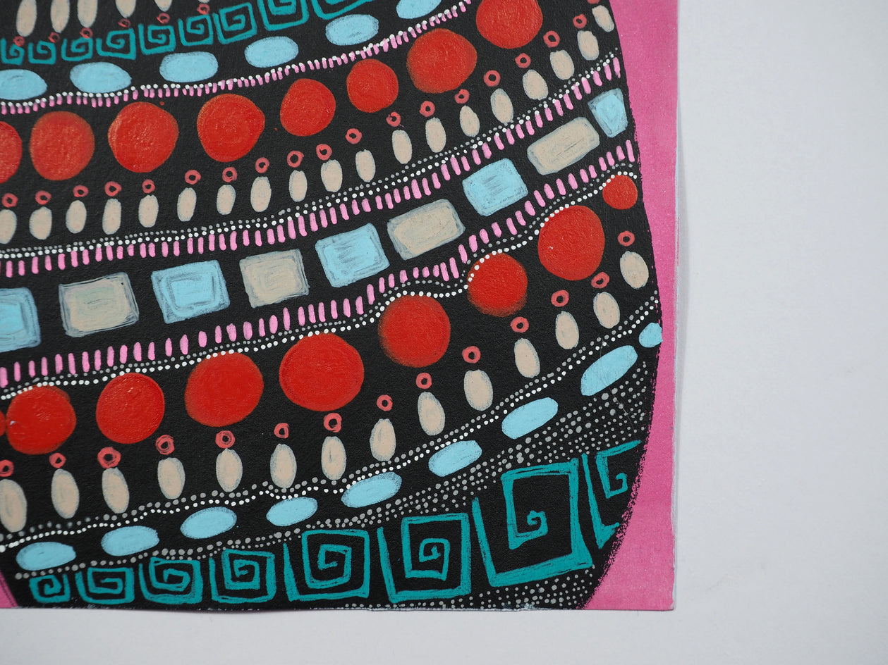 Cozy Fall Cat by Sara Rodighiero |  Side View of Artwork 